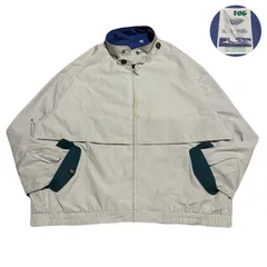 LONDONFOG ロンドンフォグ SwingTop スイングトップ HarringtonJacket ハリントンジャケット StripedLining 裏地ストライプ柄 Cotton コットン Polyester ポリエステル Ivory アイボリー XL