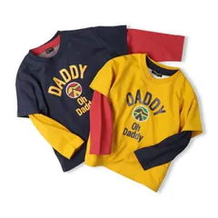 daddyohdaddy ロゴプリントTシャツ2枚セット　v54806