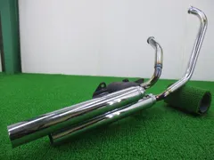 バルカンクラシック1500用左右出しフィッシュテイルマフラー(取付けパーツ付き) クラシック2in1マフラー(フィッシュ) / バルカン1500 | カスタム