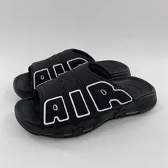 【中古】NIKE AIR MORE UPTEMPO Slide Black サンダル 29cm DV2132-001 ブラック ホワイト ナイキ[10]