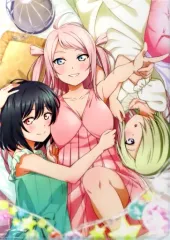 【中古】クリアファイル 三船栞子＆ミア・テイラー＆鐘嵐珠 オリジナルA4クリアファイル 「ラブライブ!虹ヶ咲学園スクールアイドル同好会 素顔のフォトエッセイシリーズ 05 Rainbow Days～栞子・ミア・嵐珠～」 ゲーマーズ購入特典