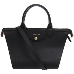 極美品】LONGCHAMPルプリアージュ エリタージュ ピンク×黒ハンドバッグ 