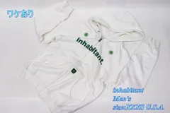 ワケあり INHABITANT インハビタント メンズ 長袖パーカー MADE INHABITANT XXXS ホワイト R2506-126のサムネイル