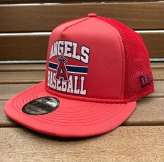 海外限定 ニューエラ LogoTrucker 9Fifty エンゼルス LA Angels トラッカーキャップ MLB