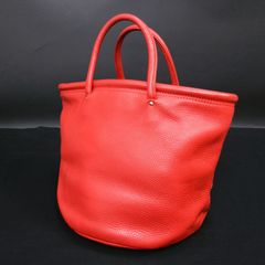 1305 M1011305881-3 CREAM COMPANY クリームカンパニー バケツトート レッドトートバッグ セミショルダー ワンショルダー ハンドバッグ 肩掛け  レディース ①