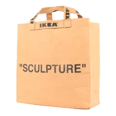 OFF-WHITE オフホワイト バッグ IKEA イケア トートバッグ キャリーバッグ MARKERAD ベージュ系 M コラボ モデル ブランド シンプル ハイカジュアルのサムネイル
