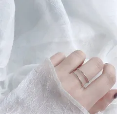 【普通郵便発送】 【在庫限り】オープンリング OPEN指輪 シンプル フリーサイズリング アクセサリー