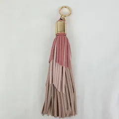松前204　MICHAEL　KORS　マイケルコース　チャーム　キーリング　タッセル　レザー　ピンク系　ブランド小物　ゴールド金具　布袋あり　レディース　かんてい局松前R56号店のサムネイル