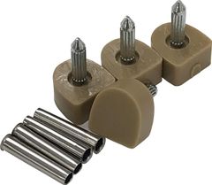 [アクティカ] 靴修理強化ピンリフト交換２足セット（４個）日本製リペアパイプ付きベージュ