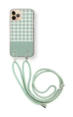 iPhone 13 iPhone13 アイフォン13 スマホケース スマホショルダー チェック柄 ギンガムチェック お洒落  かわいい ストラップ 調節可能 152cm  カラー03