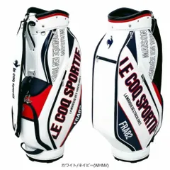 値下げしました le coq sportif  golfキャディバッグ　中古 le coq sportif golf 【軽量/ 8.5型】スポーティデザイン