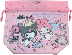 【在庫処分】マイメロディ & クロミ 保冷 保温 折りたたみ 巾着 ランチ巾着 巾着型 ランチバッグ 保冷バッグ お弁当 お弁当箱 巾着袋 ランチトート 軽量 コンパクト レジ袋 保冷トートバッグ コンビニバッグ シンプル 無地 男女兼用 通勤 通学