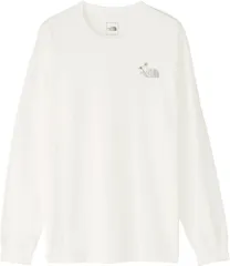 ザ・ノース・フェイス THE NORTH FACE アウトドア ロングスリーブフラワーロゴティー L/S Flower Logo Tee 長袖 ロンT シャツ ワンポイント 花柄  NT82332 W ホワイト