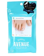 BEAUTYAVENUE  アクアマリンローズ リアルジェルネイルシール フット用