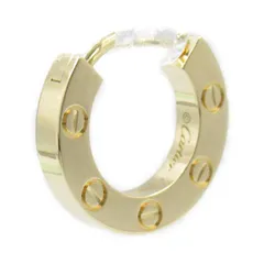 ⚪︎Cartier カルティエ ラブ フープ ピアス YG750 1.5g 片耳