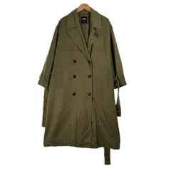 ZARA ザラ 無地 秋冬 AW コート ポリエステル カーキ レディース【古着】【中古】【送料無料】