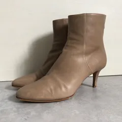 JIMMY CHOO バックジップ ヒール ショート ブーツ ジミーチュー