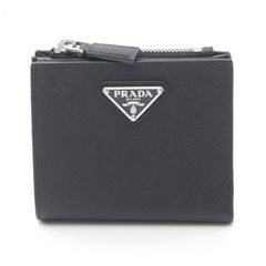 PRADA プラダ SAFFIANO TRIANG 二つ折り財布