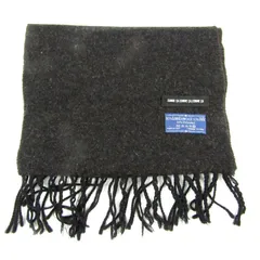 コムサコムサコムサ マフラー ウール シルク イタリア製 ブランド メンズ ブラック/ブラウン COMME CA COMME CA COMME CA 【中古】