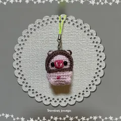 あみぐるみ　ハンドメイド　ぶたさん(2パターン)♡【オーダー商品】mkak 61TMVXGopeL._AC_SY200_QL15_.jpg
