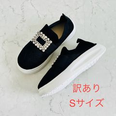 【訳あり】スクエアビジュービジュースリッポン　ブラックS