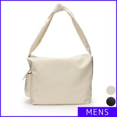 【新品・未使用】 ショルダーバッグ メンズ レディース ユニセックス 手提げ 斜め掛け ななめ掛け 肩掛け ショルダーストラップ 太め シンプル おしゃれ カジュアル 可愛い 無地 マザーズバッグ 鞄 バッグ バック ホワイト 白 YALPG-0002-CP