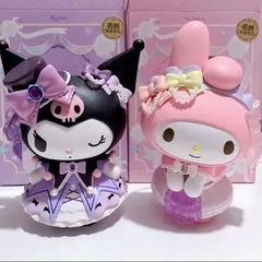 【新品】 海外限定 サンリオ × MINISO 薔薇のお茶会 クロミ マイメロディー フィギュア 15cm PVC ぬいぐるみ