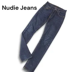 イタリア製★ Nudie Jeans ヌーディージーンズ 【THIN FINN】 加工 ストレッチ スリム デニム パンツ ジーンズ Sz.28 メンズ