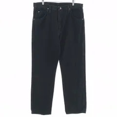 古着 ラングラー Wrangler ブラックデニム ストレートデニムパンツ メンズw36相当/eaa403619