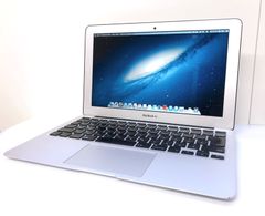 【1707】アップル MacBook Air Mid 2013 11インチ 128GB MD711J/A A1465 シルバー Intel Core i5 OS X 10.8.5 バッテリー正常