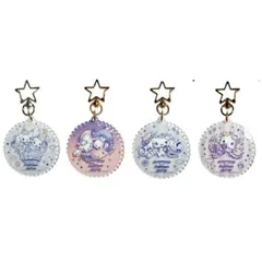サンリオ シナモロール＆こぎみゅん ドリーミックス トレーディングアクキー 全4種コンプリートセット 日本製 Sanrio