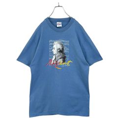 ビンテージ古着70s フェード 襤褸 イラスト ローチスタジオ プリントT 
