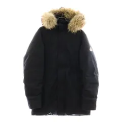 PYRENEX (ピレネックス) BORDEAUX FUR ファー付き フーディー アヌシー ダウンジャケット ブラック W22PJ1