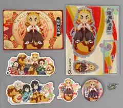 【中古】グッズセット 煉獄杏寿郎 2024年描き下ろしキャラクターセット 「築地銀だこ×鬼滅の刃 旨さ高まる!集え!銀だこへ!!」 受注生産限定