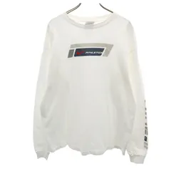 NIKE ナイキ 長袖 Tシャツ XL 白 ATHLETICS ロンT メンズ 古着