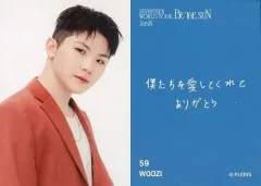 【中古】コレクションカード(男性) 59：SEVENTEEN/WOOZI(ウジ)/「SEVENTEEN WORLD TOUR [BE THE SUN] - JAPAN」フォトカード