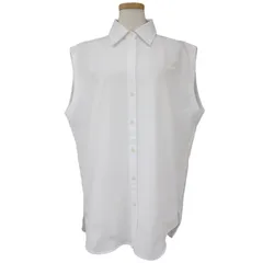 美品 ACNE STUDIOS アクネ ストゥディオズ ブラウス ホワイト 白 32(XXS) ワイドシルエット コットン ノースブ オーバーサイズ トップス シャツ【レディース】のサムネイル