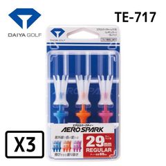 【3パックセット】ダイヤゴルフ エアロスパークティーレギュラー 3本入 TE-717