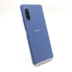 【全額返金保証】【最速発送】Sony Xperia 10 III 128GB ブルー au SOG04 白ロム 動作確認済