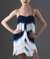 新品 未使用 新作 ダンスウェア ラテンダンス 舞台 発表会 ダンス衣装 社交ダンス 社交ダンスドレス モダンダンス　レース　 フリンジ  オーダーメイド