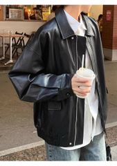 PU レザー ジャケット ライダースジャケット レディース 春 冬 秋 長袖 ブルゾン フェイク 合皮 防寒 アウター ジャンパー 革ジャン カジュアル 20代/30代/40代 上着 おしゃれ バイクジャケット ポケット 前開き
