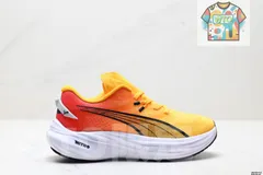 PUMA プーマ Deviate NITRO 3 デビエイト ナイトロ 3 クッショントレーニングランニングシューズ 通気性 快適 滑り止め 耐磨耗 カジュアルランニングシューズ