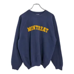 80年代 USA製 Hanes ヘインズ スウェット ネイビー(メンズ XL)中古 古着 V1202