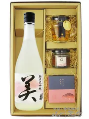蓬莱泉 ( ほうらいせん ) 純米大吟醸 美 ( び ) 720ml + 海鮮おつまみ 3種セット 【 8533 】【 日本酒・おつまみセット 】のサムネイル