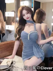 【美品・未使用新品】パール輝く?タイトミニドレス個性派パーティー　イベント