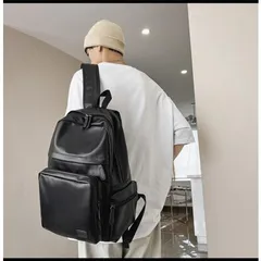 リュック リュックサック バックパック レディース メンズ PUレザー 男女兼用 大容量 軽量 撥水 通学 通勤 学生 旅行 日常使用 おしゃれ u7aP604