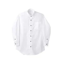 ウイングカラーシャツ(兼用・長袖) S BS2561-2(シロ)