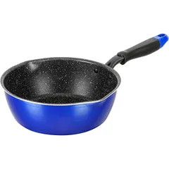 焼く 茹でる 鍋のように扱える 煮る IH・ガス対応 ブルー 揚げる 22cm のサムネイル
