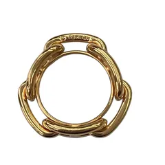 186005 HERMES エルメス スカーフリング ゴールド レディース
