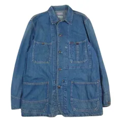BLUE BLUE ブルーブルー デニム カバーオール ジャケット インディゴブルー系 2【中古】のサムネイル